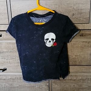 Skull and Rose toddler shirt